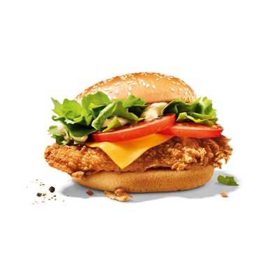 برگر قارچ و پنیر کلاسیک - تصویر 3